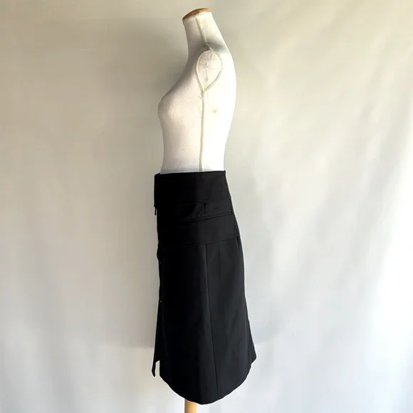 Tibi Snap Front A-Line Cargo Skirt - sz 8